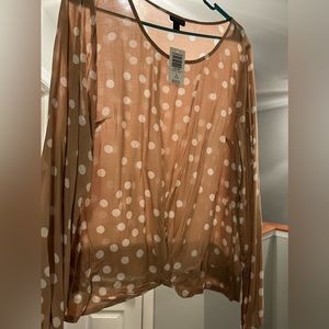 10 polkadot blouse from torrid